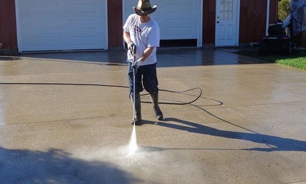 Use a Pressure Washer to Clean a Driveway